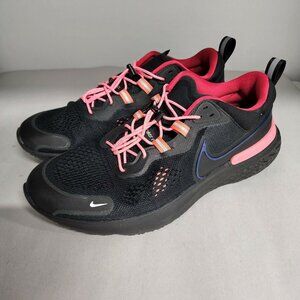 Nike React Miler 2 NBY Men's Running Shoes Size 11 Black, Hot Pink DJ0962 991